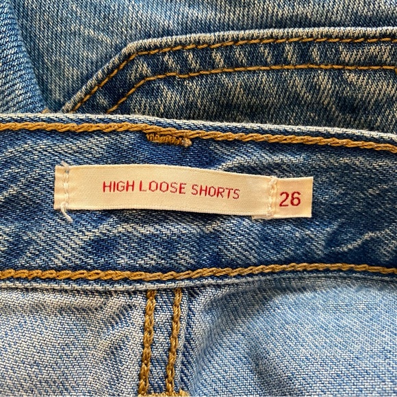 LEVI’S HIGH LOOSE DENIM SHORTS - Picture 3 of 3